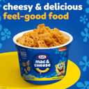 Kraft SpongeBob SquarePants Mac and Cheese, 4 Cups, for Easy Dinner or Dinner Sides, Original Flavor, No Artificial Flavors, Preservatives or Dyes, 1.9 oz (EXP 05/26/26)
