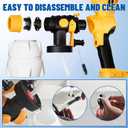 Paint Sprayer for Dewalt 20V Battery, 2 Containers, Easy to Clean, Spray Paint Gun for Furniture Cabinets Fence Walls Door Garden Chairs(No Battery)