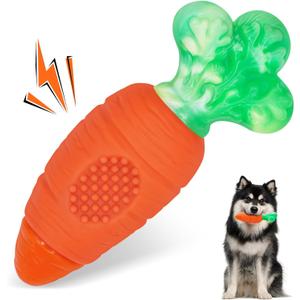Tough Dog Toys for Aggressive Chewers with Squeaky, Indestructible Dog Chew Toys for Medium and Large Breeds to Keep Them Busy, Interactive Durable Dog Toy