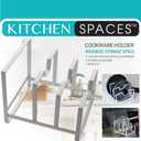 Kitchen Spaces Pot and Pan Organizer, White (1 Count ( Pack of 1))