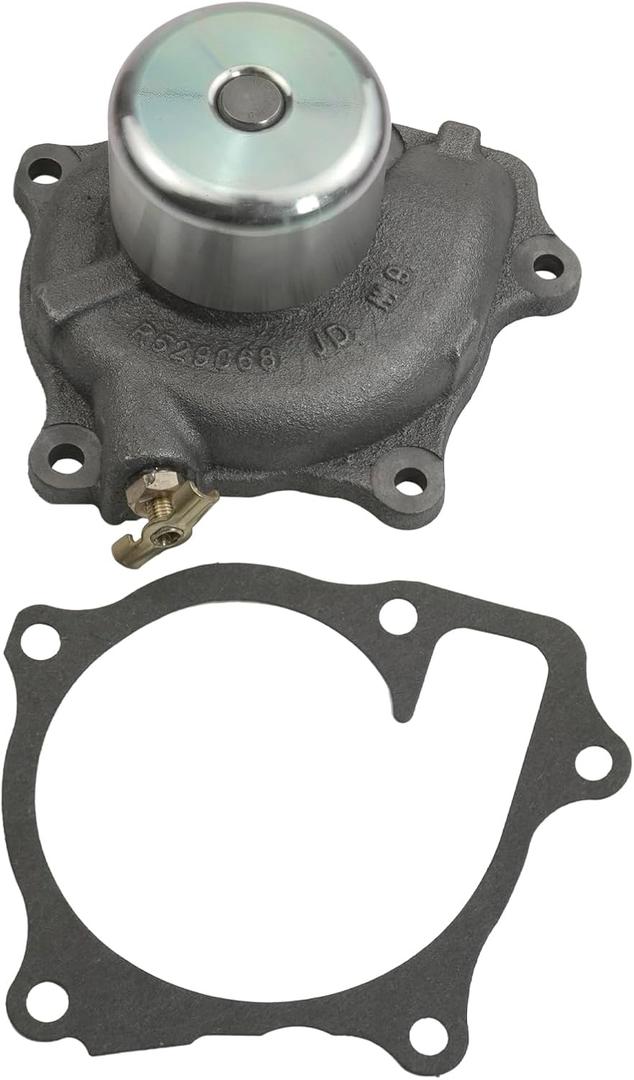 Water Pump with Gasket Replacement for RE545573 RE545572 SE502114 RE507604 Fit for John Deere 313 315 317 318D 319D 320D 323D 325 326D 328D 329D 332 332D 333D CT322 244J 304J 324J