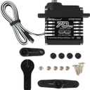 70KG High Torque,GX3270BLS Digital RC Servo, 180/270/360 Degree Metal Gear, IP68 Brushless Motor, Black (180 Degree)