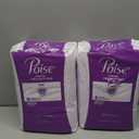 Poise Incontinence & Postpartum Pads for Bladder Leaks, 4 Drop Moderate Absorbency, Regular Length, 132 Count, 2 PAck of 66 count 