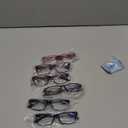 NORPERWIS Reading Glasses 6 Pairs Quality Readers Spring Hinge Glasses for Reading for Men and Women (6 Pack Mix Color -2, 0.50)