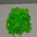 80g Green Feather Boas 2 Yards Turkey Chandelle Feathers Boa for DIY Craft Wedding Party Dancing Halloween Christmas Home Costume Decoration