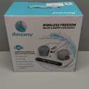 Mattress Vacuum Cleaner - 5-in-1 Cordless Bed Vacuum Cleaner, Powered by UV-C Light & Ultrasonic Technology, 16Kpa Strong Suction,Low Noise,Suitable for Dust, Pet Hair, Etc. (White)