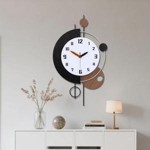 Large Wall Clocks for Living Room,Silent Non-Ticking Quartz Battery Operated,Modern Decorative Wall Clock for Kitchen Bathroom Bedroom Home Wall Decor,13x28inch