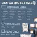3" X 1.5" Matte White Printable Address Labels (30 Sheets, 420 Stickers) Mailing Labels and Product Packaging Stickers for Laser & Inkjet Printers - Spartan Industrial Template R010