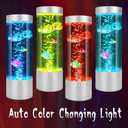 Bubble Fish Lamp, Sensory Bubble Tube Lamp, Artificial Fish Tank with Moving Fish, to Light Up Your Life Like a Lamp, Fish Tank Light and Aquarium Lamp, Excellent Gift