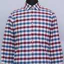  Goodfellow Shirt with Blue and Maroon  Slim Fit-M