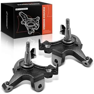 A-Premium 2 x Front Suspension Level Kit, 2 inches Drop Spindles, Compatible with Chevrolet Tahoe 1995-1999, C1500/C2500 Suburban & GMC Yukon, C1500/C2500 Suburban, RWD