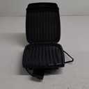 George Foreman GR340FB 4-Serving Classic Plate Electric Indoor Grill and Panini Press, Black