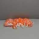 18PCS Cheerleading Pom Poms Plastic Cheerleader Pom Poms for Sports Squads Dancing Party Football Basketball Spirit Sports Stage Performance Celebration (Orange and White)