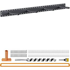 1 Pack Large Shelf Brackets Long Floating Shelf Bracket Invisible Floating Shelf Hardware Heavy Duty Floating Mantel Brackets(43"X6"X3" with Tools)