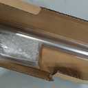 Ivilon Drapery Window Curtain Rod - End Cap Style Design 1 Inch Pole. 48 to 86 Inch Color Satin Nickel