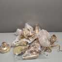 Nitial 5 Arm Crystal Candelabra Centerpieces for Tables 27 Inch Tall Crystal Candle Holders Bowl Candelabra Table Centerpieces Decor for Wedding Christmas Dinner Party Events (Gold,8 Pcs)