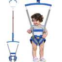 Slevoo Baby Jumper, Baby Door Jumper Quick Set up and Easy-to-use, Fun Bouncer for Active Play for Infant and Toddler, Blue