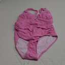 AI'MAGE Bathing Suit for Women Tummy Control Women's Sexy One Piece Swimsuit Adjustable Halter V Neck Swimwear for Women 2025, Large