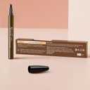 2 x AWROSE Eyebrow Pencil, 3 Pack 3D Microblading 4-Tip Eyebrow Pen, Magic Precise Natural Waterproof Eye Brow Pen with Hair Like Strokes, 4 Fork Tip Multi-Used Eye Brow Pencils for Women/Men (Dark Brown+Light Brown+Black)