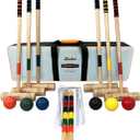Baden 6-Player Champions Croquet Set with Soft Grip Handles Medium