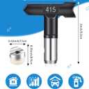 Spray tip Spray Nozzle Reversible Spray Tips Airless Paint Sprayer Nozzle Tips Airless Paint Spray Machine Parts for Homes Buildings Garden Decks Fences (5 Pieces of 415)