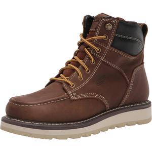 KEEN Utility Men's Cincinnati 6" Leather Soft Toe Work Boots, Belgian/ Sandshell, 11