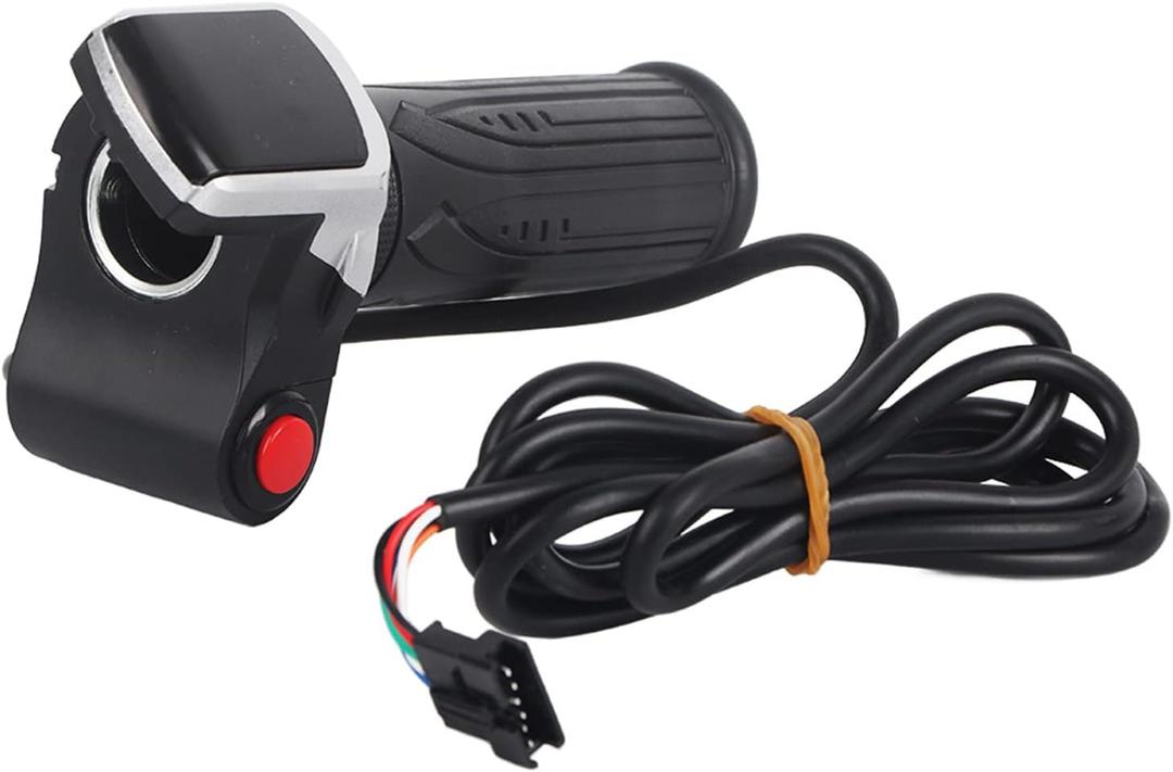 Throttle with Screen, Electric Speed Throttle Grips Electric Scooter Accelerator Handle Grips with LCD Battery Display,Electric Scooter Controller (36V)