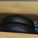 4.80/4.00-8 Tire, 14.5" Flat Free Wheelbarrow Tire and Wheel, 5/8" 3/4" Bearings Solid Replacement Tires, 3" -7" Centered Hub, Universal Fit 3.50/3.00-8, 4.00-6 Trolley Dolly Go Kar, 2 Pack