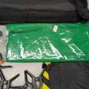 Green Screen Backdrop with Stand, 8 x 7.2ft Portable Greenscreen Background with Stand, T-Shape Green Screen Stand kit with 6 Spring Clamps, Sandbag, Carry Bag for Zoom, Video