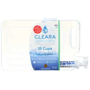 Arrow CLEARA Water Filtration System Dispenser Filters 1.25 Gallons / 20 Cups with Each Fill! + Model # 74550