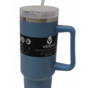 FF VESSEL SS TUMBLER W/HANDLE 40 OZ BLUE