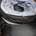 Extra Large Cat Tunnel, Cooling Natural Linen Big Tunnel for Large Cats, 47.2in Multi-Cat Family Long Cat Tunnel Bed with Washable Mat, Breathable & Durable Big Cat Tunnel for Cats, Dark Grey