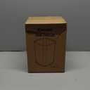 EmoH Small Bathroom Trash Can 2.1 Gallon /8-Liter Wastebasket, Modern Matte Black Stainless Steel Garbage Bin for Bedroom, Home Office, Toilet, RV, Under Sink, Near Desk