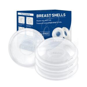 Breast Shells, 4 Pack Nursing Cups, Milk Saver, Protect Sore Nipples for Breastfeeding, Collect Breastmilk Leaks for Nursing Moms, Soft and Flexible Silicone Material, Reusable Breast Shells, 4 Pack Nursing Cups, Milk Saver, Protect Sore Nipples for Breastfeeding, Collect Breastmilk Leaks for Nursing Moms, Soft and Flexible Silicone Material, Reusable