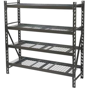 Ironton 4-Tier Industrial Steel Shelving Unit, 8,000-Pound Load Capacity, Garage Storage Rack, 77" W x 24" D x 72" H