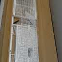 Retail Candy Snack Display Rack, 4-Tier White Metal Storage Shelf Brackets with Wheels & Hooks Multifunctional, Home Theater Concession Stand Snack Shelf Organizer for Pantry Kitchen, White 