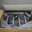 Headlights Projector for 2007-2013 Toyota Tundra Headlights w/LED DRL Compatible with 2008-2017 Toyota Sequoia 2 Headlamps Black Housing Amber Reflector