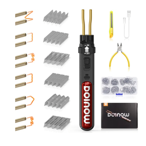 Cordless Plastic Welder Kit, DOINOW Portable Plastic Welding Kit with 300 Hot Plastic Stapler, USB-C Charging, Plastic Repair Kit for Bumper and Plastic Repairs, Gift for Dad, Mom, DIYer, Women, Men