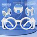 Hion Motion Sickness Glasses Relieve Carsickness Airsickness Seasickness,Ultra-Light Portable Nausea Vertigo Glasses, No Lens Liquid for Adults or Kids(2Pairs)