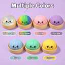 Colorful Dumpling Squishies New Mystery Rainbow Squishies Dumpling with Box Stress Relief Balls Sensory Toys Desk Squeeze Toys Gift