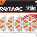 Rayovac Size 13 Hearing Aid Batteries (48 Pack), Size 13 Batteries