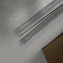 2-Pack Butecare Frameless Shower Door Bottom Seal for Glass Doors Stop Shower Leaks and Create a Water Barrier (3/8 x 39)
