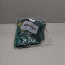 44 inches Velvet Christmas Tree Skirt Red Gold Fur Plush Tree Skirt Luxury Xmas Skirts for Merry Christmas Party Vintage Holiday Decorations(Green with Gold Embroidered Holly)