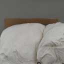 Noiseless Queen Size Down Comforter,Medium Weight All-Season Duvet Insert with 8 Loops,Luxury Bedding Comforter, White,90"x90"