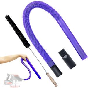 For Shark & Miele Vacuum Accessories & Attachments, Dryer Vent Cleaner Kit & Refrigerator Condenser Coil Brush Compatible Shark Rocket HV300 HV301 & Rotator NV751 NV650 NV800 Series & Miele C1 C2 C3
