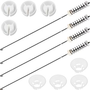 4Pcs Washer Suspension Rod Kit For Roper RTW4516FW1 RTW4516FW0 RTW4516FW2 RTW4641BQ1 RTW4641BQ0