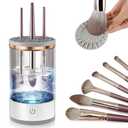 Makeup Brush Cleaner,Electric Makeup Brush Cleaner Machine for Deep Cleaning,Automatic Spinning Cosmetic Brush Cleaner for All Size Makeup Brush
