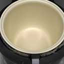 TOKIT Rice Cooker 3 Cup Uncooked/6 Cup Cooked, Nonstick Inner Pot Ceramic Rice Cooker Small,24H Timer Delay & Keep Warm, Portable 9 Preset Functions for Brown Rice, Steam, Soup, Black