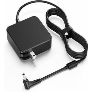 VUOHOEG 65W 45W Laptop Charger Compatible with Lenovo IdeaPad 1 3 5 110 310 320 330 Flex 4 5 6 Yoga 310 510 520 710 V14 V15 Chromebook N22 N23 N42 4.01.7mm Round Tip AC Adapter