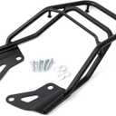 Mokuo Motorcycle Black Rear Luggage Rack Iron Luggage Storage Rack Carrier Compatible with 2016-2020 Honda Grom MSX125